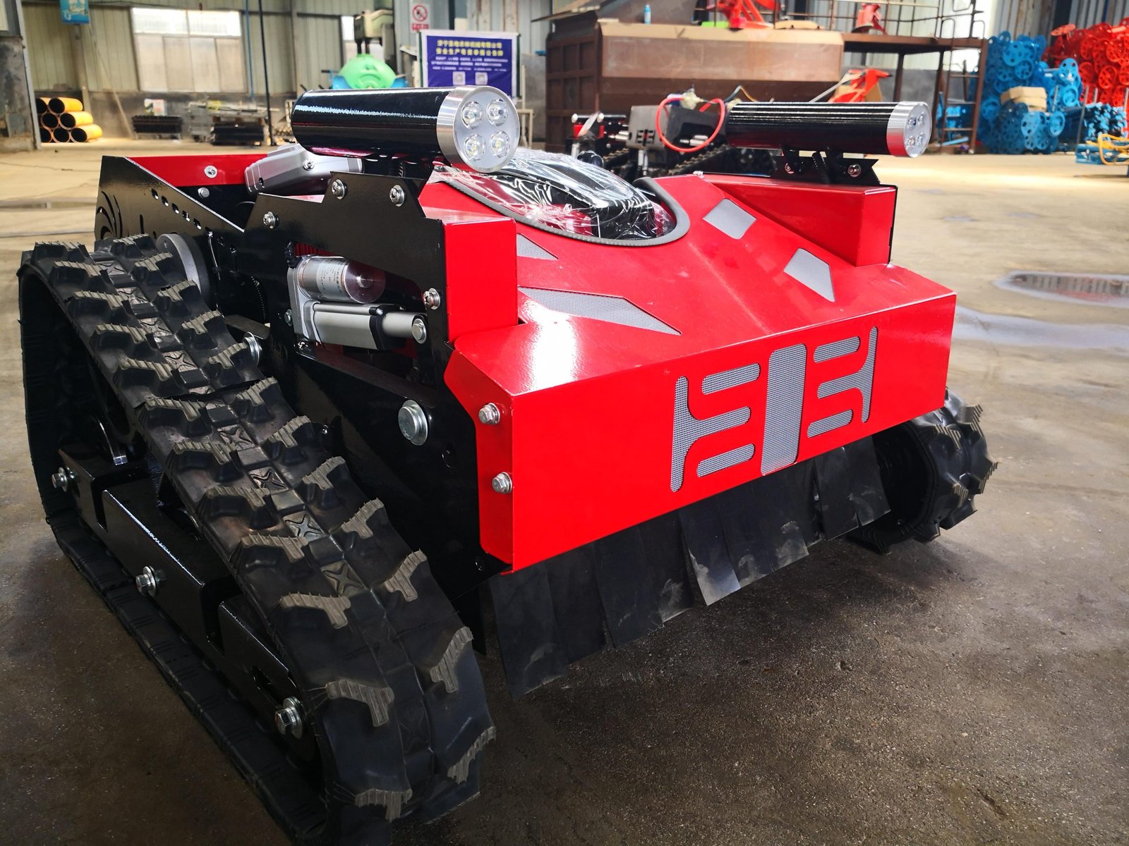 SWY-550 Remote Control DIY and Industrial Robot Lawn Mower, Self-Propelled 7.5 HP Gasoline Lawn Mower - Image 4