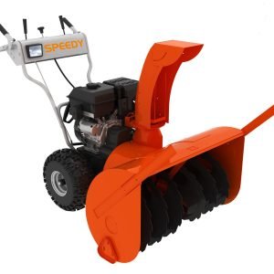 SWY-SB30 30in Commercial 302cc Electric Start Two-Stage Gas Snow Blower, Car Lights, Drift Knives, Cleaning Tools